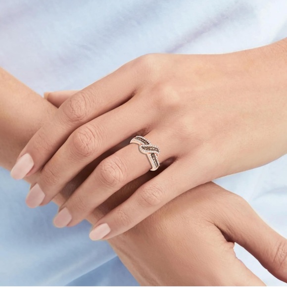 Chocolate Diamond Wedding Band - Picture 6 of 7